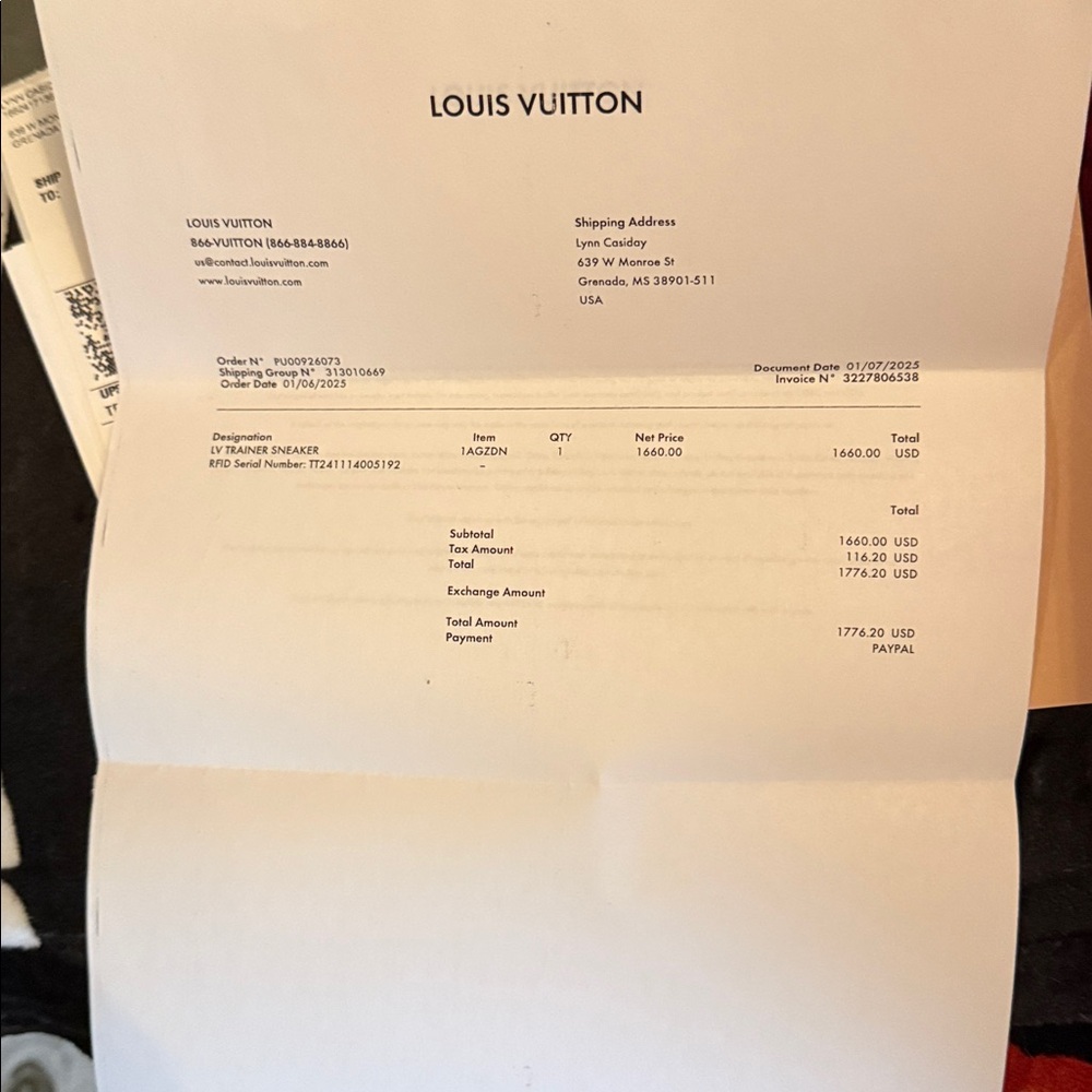 Louis Vuitton x TM White Multicolor Trainer Sneaker - Picture 8 of 8